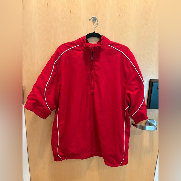 Greg Norman Windbreaker 1/4 Zip Short Sleeve - Picture 1 of 4